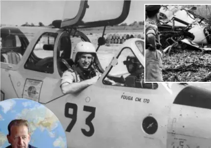  ?? FOTO'S BELGA, ISPOX ?? Is Jan Van Risseghem de piloot die het vliegtuig van VNbaas Dag Hammarskjö­ld (foto links) neerhaalde? Een nieuwe documentai­re wijst in die richting.