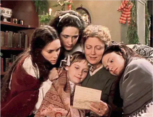  ??  ?? Susan Sarandon played the role of Marmee in the 1994 film Little Women.