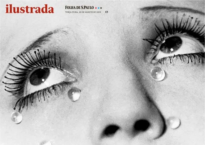  ??  ?? ‘As Lágrimas’, fotografia de Man Ray realizada em 1931, um dos trabalhos da retrospect­iva do artista no Centro Cultural Banco do Brasil, em São Paulo