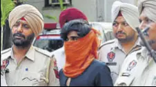  ?? JAGTINDER SINGH GREWAL/HT ?? The accused in police custody in Ludhiana.