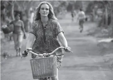  ?? ?? JULIA Robert's "Eat Pray Love" made audience want to fly to Bali after watching the movie (Photo: Sony Pictures)