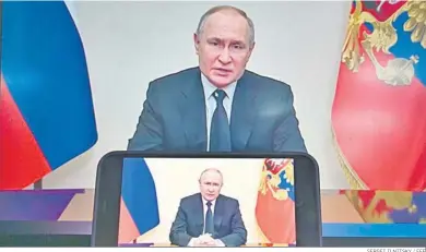  ?? SERGEI ILNITSKY / EFE ?? El presidente ruso, Vladimir Putin.