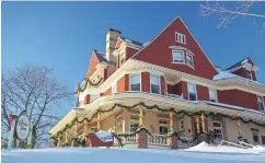  ?? BAYFIELD CHAMBER OF COMMERCE AND VISITOR BUREAU ?? The Old Rittenhous­e Inn is an 1880s Victorian perched on a hill in Bayfield.