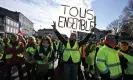  ?? Xavier Leoty/AFP/Getty Images ?? Gilets jaunes protesters in Rochefort, France, in November 2018. Photograph: