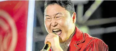  ?? ?? South Korean rapper Psy