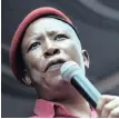  ??  ?? Julius Malema