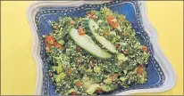  ?? KARL WELLS/SPECIAL TO THE TELEGRAM ?? Mohamed Ali’s tabouli salad.