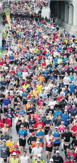  ?? PAT McGRATH ?? About 45,000 runners and 200,000 spectators are expected for next week’s Race Weekend.