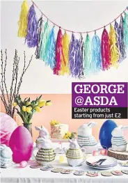  ??  ?? Easter products starting from just £2