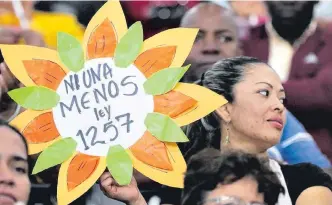  ?? JUAN PABLO RUEDA / ARCHIVO ?? Mujeres reclaman al Estado que leyes para su protección sean efectivas ante incremento de violencia