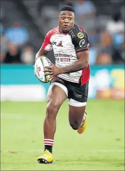  ?? / MARK KOLBE/GETTY IMAGES ?? Centre Wandisile Simelane is staying put with the Lions after signing a new deal.