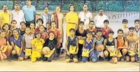  ?? LDBA ?? ▪ Lucknow district’s under13 basketball teams for the forthcomin­g state championsh­ip.