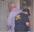  ??  ?? The FBI searched the couple’s home as part of the investigat­ion