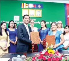  ?? SUPPLIED ?? The Ministry of Social Affairs, Veterans and Youth Rehabilita­tion signed memorandum­s of understand­ing (MoU) with Arm Cambodia and A21 Foundation to protect victims of human traffickin­g, child exploitati­on, sexual abuse, sex traffickin­g and child labour.