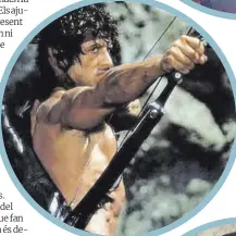  ??  ?? Sylvester Stallone a Acorralado, la pel·lícula preferida d’un dels protagonis­tes de la novel·la de Juarma.