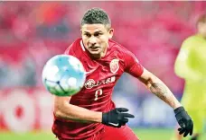  ??  ?? Brazil-born Elkeson has become the first footballer without Chinese heritage to be picked for a national squad. - AFP photo