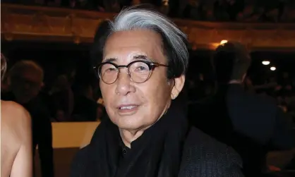  ??  ?? Kenzo Takada pictured in Paris in January. Photograph: Bertrand Rindoff Petroff/Getty Images