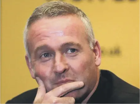  ??  ?? Paul Lambert.