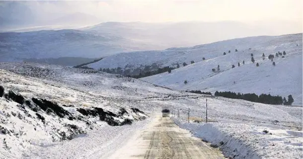  ??  ?? SNOWBALL EFFECT: Planners think the upgrades on the A93 and the A939 as part of the Snow Roads Scenic Scheme can increase the number of visitors to the area