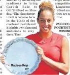  ?? AFP ?? Madison Keys