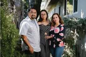  ??  ?? Lidia Carrillo says she fears for her husband, Juan Lopez, and daughter, Adriana Lopez, every day. “I don’t know if I’m going to see them at the end of the day.” Photograph: Sarahbeth Maney/The Guardian