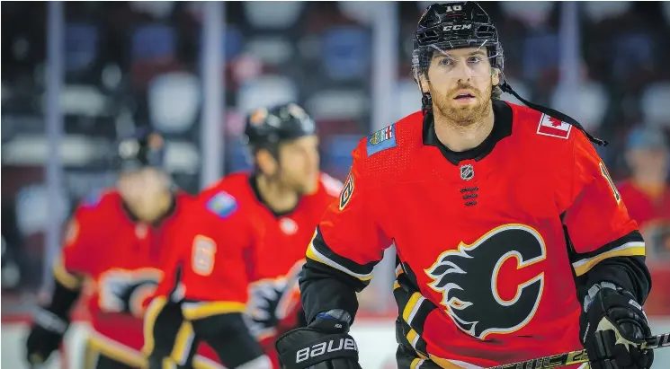  ?? AL CHAREST ?? Calgary winger James Neal has one goal this season and will try to net his first at home in the Saddledome when the Flames play host to Nashville.