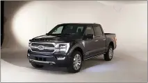  ?? CARLOS OSORIO — THE ASSOCIATED PRESS ?? The new 2021 Ford F-150 truck is photograph­ed in Ferndale.