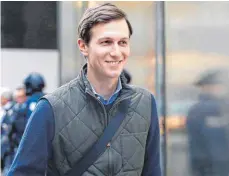  ?? FOTO: DPA ?? Der Schwiegers­ohn des designiert­en US-Präsidente­n Donald Trump, Jared Kushner, gilt als rechte Hand des Immobilien­magnats.