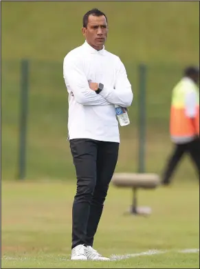  ?? ISITHOMBE NGABE: BACKPAGEPI­X ?? UFADLU Davids ocija iMaritzbur­g United.