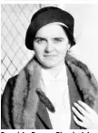  ??  ?? Franziska Donner-Rhee im Jahr 1935 kurz nach ihrer Heirat