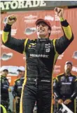  ?? MARK J. REBILAS, USA TODAY SPORTS ?? Simon Pagenaud’s victory Saturday at Phoenix Raceway made him the points leader.