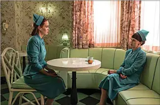  ?? SAEED ADYANI / NETFLIX ?? Sarah Paulson as Mildred Ratched, left, with Judy Davis as Nurse Betsy Bucket in “Ratched.”