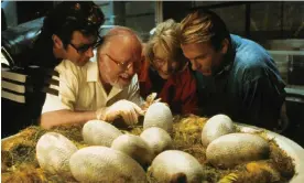  ?? ?? Life finds a way … Jeff Goldblum, Richard Attenborou­gh, Laura Dern and Sam Neill in Jurassic Park. Photograph: Universal/Allstar