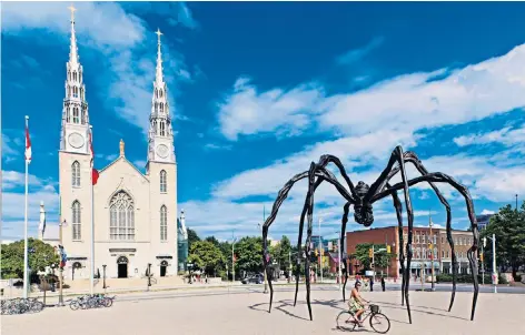  ??  ?? Late show: Maman (1999) was created when Louise Bourgeois was in her 80s
