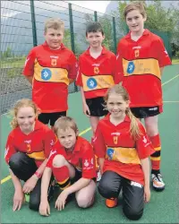  ??  ?? The team from Ardnamurch­an Primary who represente­d Lochaber in the tournament. Picture: Alba Photos