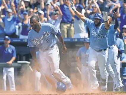  ?? PETER AIKEN, USA TODAY SPORTS ?? Speedy Royals outfielder Lorenzo Cain, left, will be making his first All-Star Game appearance.