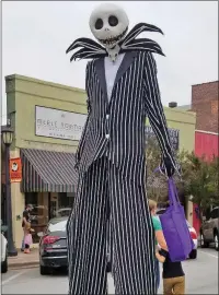  ?? SUBMITTED ?? Marcus Loobey of Benton has attended the annual Spook City in downtown Benton for the past two years. Last year, he dressed up as Jack Skellingto­n from the 1993 film The Nightmare Before Christmas. Spook City will take place Saturday, beginning at 5 p.m.