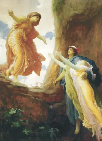  ?? ?? Las figuras míticas de Demeter y su hija Perséfone son símbolos del ciclo agrario