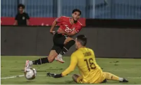  ?? Photograph: Anadolu Agency/Getty Images ?? Omar Marmoush has excelled at Eintracht Frankfurt this season, and will be hoping to replicate his domestic form at Afcon this month.