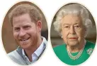  ??  ?? From left, Prince Harry, Queen Elizabeth and Meghan Markle.