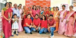  ??  ?? Rainco marketing team with principal, vice principal, teachers of the school