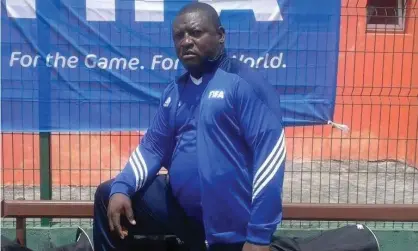  ?? ?? Allegation­s have been made against Patrick Assoumou Eyi, who used to coach Gabon’s under-17 team and is now technical director of the country’s top league. Photograph: Handout