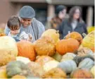  ?? Pittsburgh Post-Gazette ?? Pumpkins are a main attraction at Trax Farms’ annual fall fest in Finleyvill­e, which runs on Saturdays through Oct. 22.