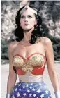  ?? ABC ?? Wonder Woman, played by Lynda Carter in the 1970s TV series, is one of the few female superheroe­s to find success outside of comic books.