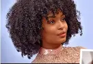  ?? ?? Yara Shahidi, above, with a springy bob and Whitney Houston’s loose bob, right