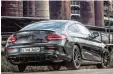  ??  ?? Heißer Hintern: das Mercedes AMG C 43 Coupé, zu haben ab 64500 Euro.