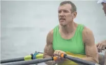  ?? PHOTO: STEVE MCARTHUR ?? Deja vu . . . Dunstan Arm Rowing Club’s Simon Smith picked up a bronze medal in the men’s senior single sculls at the New Zealand Rowing Championsh­ips at Lake Karapiro at the weekend — 21 years after initially achieving the feat.