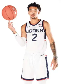  ?? UConn Athletics / Contribute­d Photo ?? UConn sophomore guard James Bouknight could very well be an NBA lottery pick next summer.