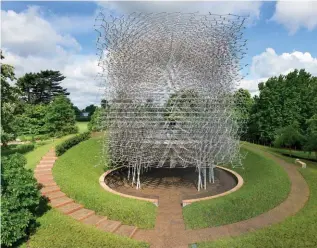  ??  ?? ( L to R) ‘ Hive’, one of Kew Garden’s most celebrated works by artist Wolfgang Buttress