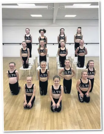  ??  ?? Sixteen dancers from Loretta Legge Theatre School in Maghull have been chosen to appear in this year’s Aladdin at the ECHO Arena